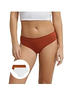 Dámske nohavičky 2 ks DIM BODY TOUCH MIDI BRIEF 2x - DIM - tehlová Dámske nohavičky 2 ks DIM BODY TOUCH MIDI BRIEF 2x - DIM - tehlová