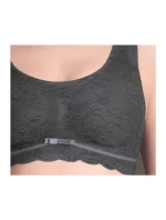 Anita Essential Lace - čipkovaná podprsenka bez kostice s vyberateľnými vypchávkami (5400) antracitová