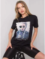 Tričko HB TS 3053.69P čierna Tričko HB TS 3053.69P čierna