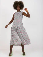 Šaty LK SK 506986 1.89 biela a čierna