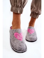 Domowe Papcie Big Star KK276020 Szaro-Różowe