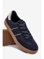 Niskie Sneakersy Męskie Big Star SS174079 Granatowe