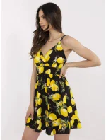 Šaty MI SK 22099.76 čierno-žlté