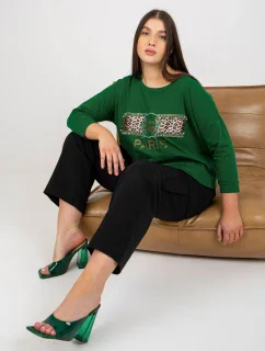 Blúzka VI BZ 2901.49P tmavo zelená