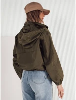 Dámska prechodná bunda s kapucňou GRAUS zelená FashionStreet TY4223