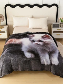 Bavlnená deka Cotton World Touch Animal, Motor 160x200