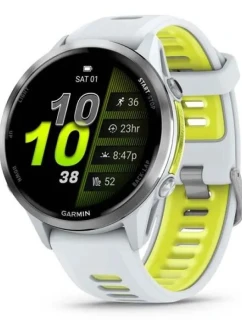 Športové hodinky Garmin Forerunner 970 Whitestone/Amp Yellow