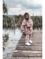 Detské tenisky so suchým zipsom Biela a ružová zlatá roztomilá dievčina Detské tenisky so suchým zipsom Biela a ružová zlatá roztomilá dievčina