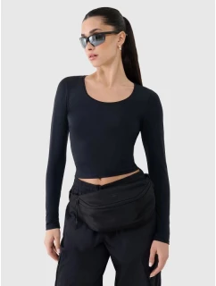 Dámske hladké tričko s dlhým rukávom 4F 4FRSS25TLONF511-20S