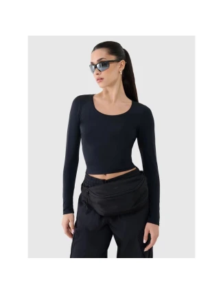 Dámske hladké tričko s dlhým rukávom 4F 4FRSS25TLONF511-20S