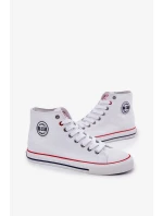 Pánske plátenné tenisky Big Star HI-POLY SYSTEM - biele