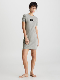 Dámska nočná košeľa Night Dress CK96 S/S 000QS6944EP7A šedá - Calvin Klein