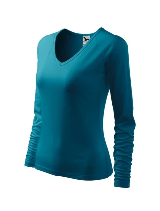 Dámske tričko Elegance tmavo tyrkysové