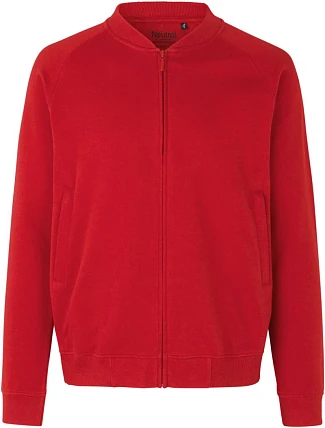 Neutral O 73501 Unisex mikina z bio bavlny 77.7301 červená Neutral O 73501 Unisex mikina z bio bavlny 77.7301 červená