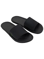 Pánske športové žabky Rider Feel Slide pohodlné čierne papuče