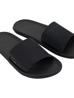 Pánske športové žabky Rider Feel Slide pohodlné čierne papuče