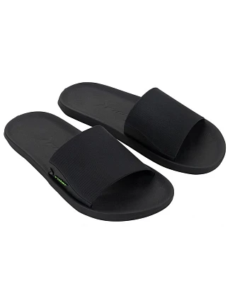 Pánske športové žabky Rider Feel Slide pohodlné čierne papuče