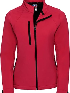 Russell Athletic 140F Dámska 3-vrstvová softshellová bunda 10.140F classic red