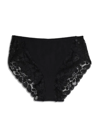 Dámske nohavičky ADC89 Midi Black - Cotonella