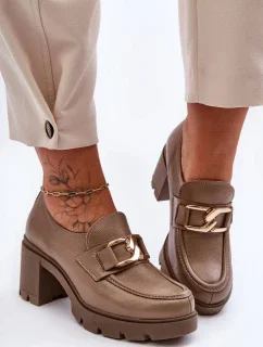 Poltopánky na podpätku model 183958 Step in style