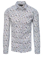 Pánska biela košeľa FashionStreet DX2385