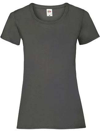 Fruit of the Loom Lady-Fit Valueweight T Dámske tričko 16.1372 svetlo grafitové Fruit of the Loom Lady-Fit Valueweight T Dámske tričko 16.1372 svetlo grafitové