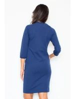 Šaty Ilma M205 v tmavo modrej farbe - Figl