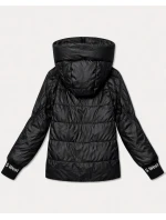 Dámska rebrovaná bunda Goodlookin black (B8591-1) Dámska rebrovaná bunda Goodlookin black (B8591-1)