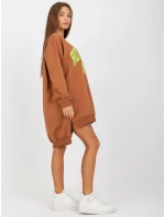 Mikina VI BL 3102.01P svetlo hnedá