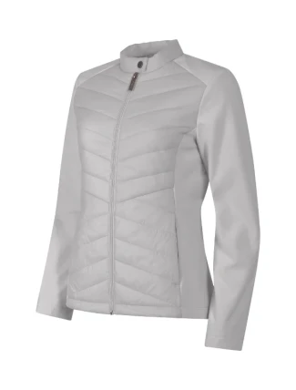 Cross hybridná bunda strieborná šedá