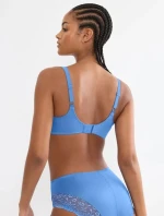 Nevystužená podprsenka Ladyform Soft W modrá 005J - Triumph