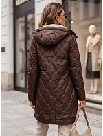 Dámska prechodná bunda s kapucňou TY5769, hnedá – FashionStreet Dámska prechodná bunda s kapucňou TY5769, hnedá – FashionStreet
