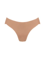 Dámske nohavičky ZERO Feel Pure High leg - BROWN - svetlohnedá 00CM - SLOGGI