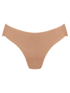 Dámske nohavičky ZERO Feel Pure High leg - BROWN - svetlohnedá 00CM - SLOGGI