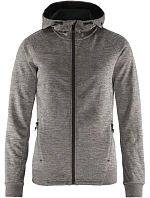 Craft Corporate ADV Unify Hoodie Jacket W Dámska bunda s kapucňou 81.9133 tmavošedá melírovaná