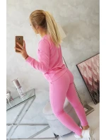 Svetloružová tepláková súprava