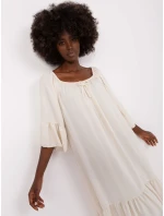 DHJ SK 6057 šaty.93 svetlo béžová DHJ SK 6057 šaty.93 svetlo béžová