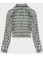 Krátke zelené dvojradové sako (AG3-1812)