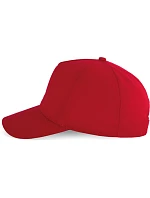 K-up KP 116 5-panelová čiapka s šiltom 20.0116 cherry red K-up KP 116 5-panelová čiapka s šiltom 20.0116 cherry red