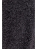 M808 Orezaná plyšová bunda - sivé odlesky