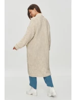 Sveter na gombíky model 201795 Makadamia Sveter na gombíky model 201795 Makadamia
