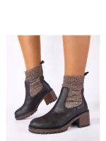 Topánky na podpätku model 222348 Solea Topánky na podpätku model 222348 Solea
