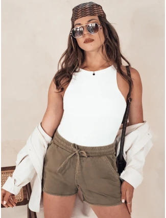 Dámske džínsové šortky CITYCHIC hnedé FashionStreet SY0364
