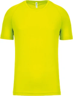 Kariban ProAct PA 438 Pánske športové tričko 20.P438 fluorescenčná žltá