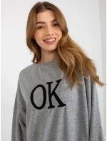 Mikina EM BL ES 21 536.94 sivá