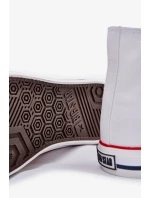 Pánske plátenné tenisky Big Star HI-POLY SYSTEM - biele