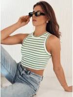 Dámsky pruhovaný top STELLA MAE white FashionStreet RY2271