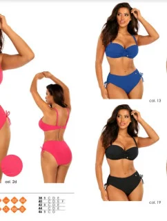 Dámske dvojdielne plavky S730TG7 2d Alicante 2 malinové - Self