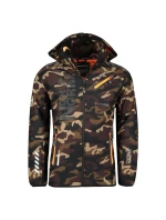 Geographical Norway Softshellová bunda Royaute M WU1057H-GN-KAKI-ORANGE men