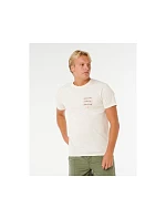 Pánske tričko RIP CURL Vaporcool Search 3 Stacks Tee, biele Pánske tričko RIP CURL Vaporcool Search 3 Stacks Tee, biele